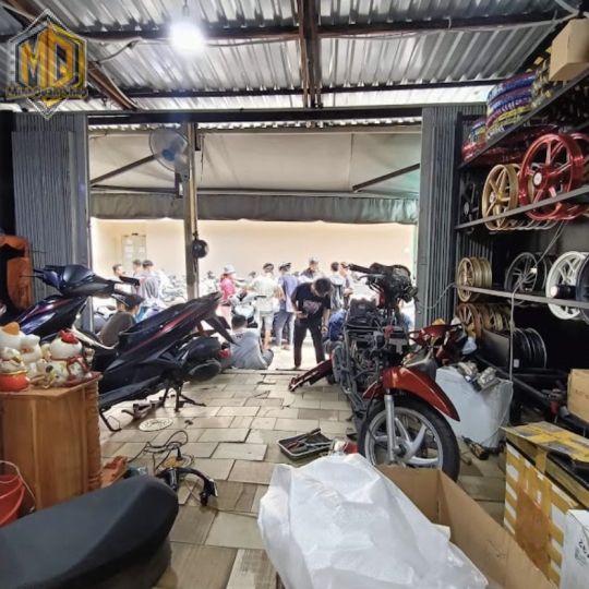 Phuộc Ohlins Mod Real 1:1 Bình Dầu Dưới (Vario - Vision)