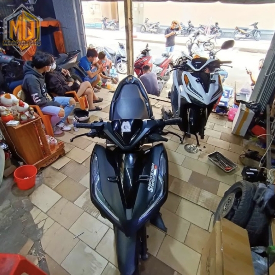 Phuộc Ohlins Mod Real 1:1 Bình Dầu Dưới (Vario - Vision)